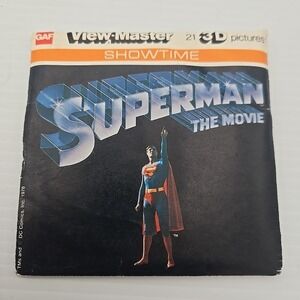 Vintage View-Master 3D Superman The Movie 3 Reels 1978 original reels DC Comics